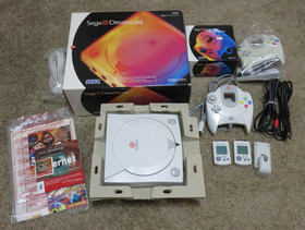 🔥 SEGA DREAMCAST Console Launch System In Box Near Mint COMPLETE CIB EXTRAS 🔥