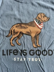 Life Is Good Stay True Graphic T Shirt Size L - Picture 1 of 7