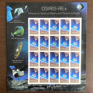 USA 2023 Stamps MNH Forever Space Exploration OSIRIS-REx Block Sheet of 20 US . - Picture 1 of 4