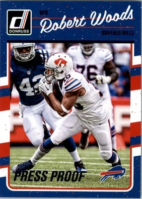 2016 Donruss Press Proofs Blue #34 Robert Woods - FB - Image 1 of 2
