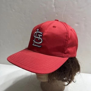 DE COLECCIÓN Gorra de los Cardenales de San Luis Gorra a Presión Roja Blanca Gorra de Béisbol para Hombres Años 90 - Imagen 1 de 9