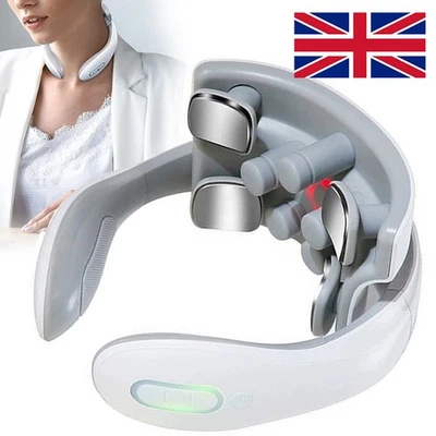 Neck TENS Machine with Heat Electric Neck Massager for Pain Relief 15 Level