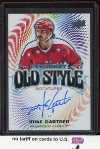 2024-25 Upper Deck Premier Old Style Signatures #OSGA Mike Gartner - Bild 1 von 2