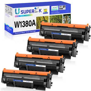 Toner 4PK W1380A avec puce pour 138A HP LaserJet Pro 3001dw 3001fdw MFP 3101fdw - Photo 1/24