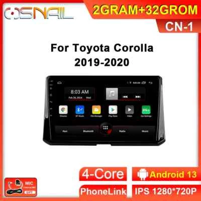For Toyota Corolla 12 2019-2020 Car Radio Carplay Video Player Stereo GPS Screen - Image 1 of 4
