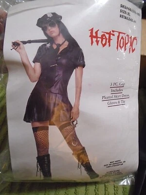 Sexy Disfraz de Policía de Halloween para Mujer XL (Vestido, Sombrero, Corbata, Guantes) Foto 1 de 4