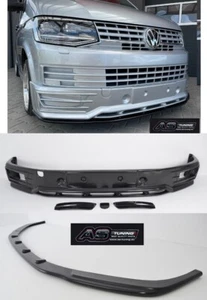Alerón delantero difusor delantero labio adecuado para VW T6 15-19 años + pegamento - Imagen 1 de 5