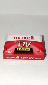 MAXELL MiniDV Digital Video Cassette 60 Min SP 90 Min LP DVM60SE NEW old stock - Picture 1 of 2