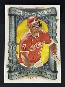 2024 Topps Allen & Ginter #CS-25 Cycle Succession SP Case Hit Mike Trout Angels - Picture 1 of 2