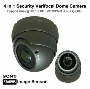 1080P Security Camera 2.8mm-12mm Varifocal Lens HD TVI CVI AHD Analog Black - Picture 1 of 11