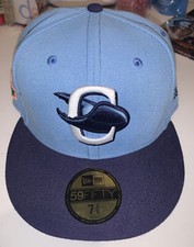 CHARLOTTE STONE CRABS 100 YEAR ANNIVERSARY NEW ERA 59 FIFTY HATS 7 5/8 MILB NWTG