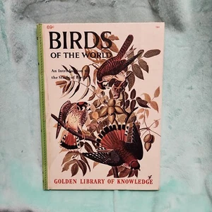 Vintage BIRDS OF THE WORLD 1958 printing Golden Library of Knowledge hard cover - Picture 1 of 14
