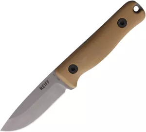 Reiff Knives F3 Daily Carry Tan G10 CPM-3V Fixed Blade Knife F3D11CTBL - Picture 1 of 2