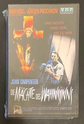 Die Mächte des Wahnsinns FSK16 1995 95Min. Sam Neill VMP Hardbox VHS  - Bild 1 von 4