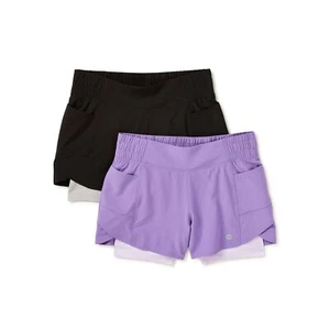 Avia Girls 2Fer Woven Short - Picture 1 of 7