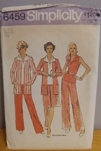 Simplicity Vintage Sewing Pattern 6459 Misses Top Cardigan Skirt Pants 16 - Picture 1 of 4