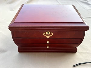 Antik Stil Holz Aufbewahrungsbox Holz Andenkenbox für Schmuckkästchen Wohndeko - Bild 1 von 11