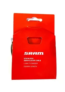 Sram 1,1 mm Edelstahl Schaltkabel 3100 mm lang für TT Tandem Straße MTB - Bild 1 von 3