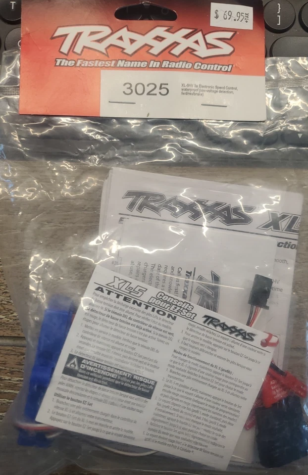 Traxxas XL-5HV 3S High Voltage Waterproof Brushed Forward/Reverse ESC TRA3025 - Image 1 of 1