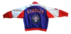 Vintage NIKE The Phoenix Suns CHARLES BARKLEY #34 Jacket - Size L - Excellent! - Picture 1 of 7