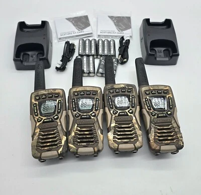 4 Cobra CXT1095 FLT 22-Channel Waterproof Walkie Talkie 2-Way Radio CAMO - Image 1 of 4