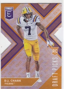 D.J. CHARK 2018 PANINI ELITE DRAFT PICKS ORANGE STATUS DIE-CUT RC #131 LSU - Picture 1 of 1