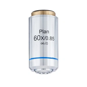 AmScope 60X Plan Achromatic Infinity-Corrected Metallurgical Objective Lens - Picture 1 of 1