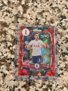2022 Panini Prizm Premier League RED Ice SSP Sergio Reguilon Tottenham Hotspur - Picture 1 of 1
