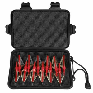12Pcs 20" Crossbow Bolts Carbon Arrows Half Moon Nocks 8.8mm Shooting Broadheads - Picture 1 of 24