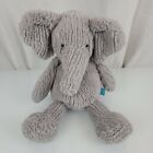 Manhattan Toy Adorables Elephant •Emmet• Stuffed Animal 2017 Gray Ribbed Soft