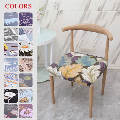 Chair Seat Covers Dining Seat Elastic Protector Cushion Slipcover Home Decor • 5.48$