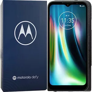 BNIB Motorola Defy (2021) Dual-SIM 64GB + 4GB Black Unlocked 4G/LTE GSM - Picture 1 of 1
