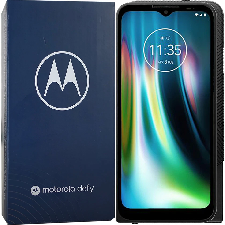 Motorola Defy (2021) Dual-SIM 64GB + 4GB Negro Desbloqueado 4G/LTE GSM NUEVO Y EN CAJA Foto 1 de 1
