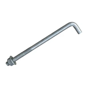 25 National AG5808 5/8" in x 8" Hot Dipped Galvanized Foundation Anchor Bolts - Picture 1 of 2
