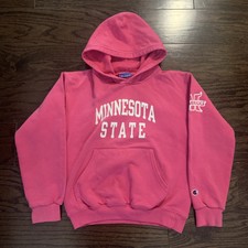 Minnesota State Mavericks Mankato Champion NCAA Hooded Sweatshirt Youth Medium