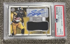 2015 panini Donruss Signature Series Football Sammie Coates Auto Jersey Psa 10
