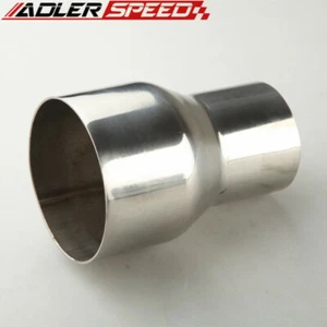 2 1/2" To 3 1/2" Inch OD Reducer Connector Pipe Tip Stainless Steel - Picture 1 of 6
