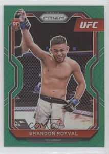 2021 Panini Prizm UFC Green Prizm Brandon Royval #68 Rookie RC