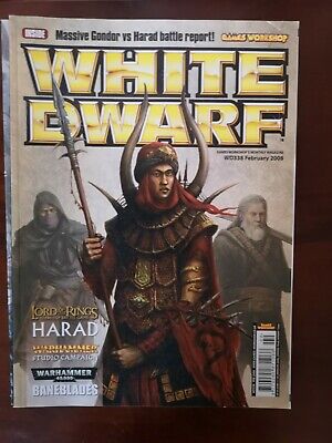 White Dwarf Magazine - 338 Feb 2008 Warhammer 40000  Shokk Attack Empire Tactica • 8.62€
