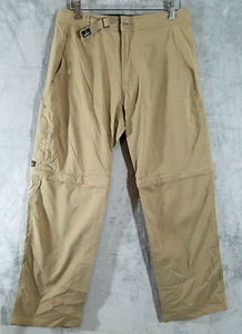 Prana Breathe Convertible Pants Mens Small Khaki Beige Camp Hike Casual Outdoors - Picture 1 of 8