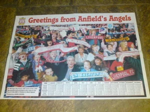 LIVERPOOL A2 POSTER - ANFIELD'S ANGELS - 1996 - Picture 1 of 1
