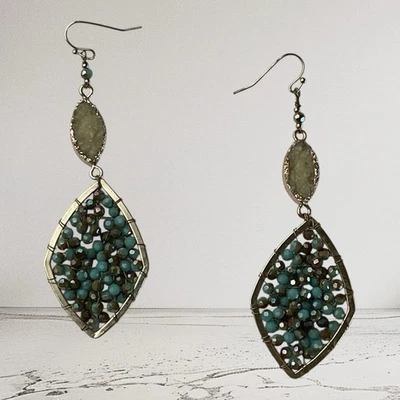 Серьги-капли с бирюзой Park Lane  - Изображение 1 из 2