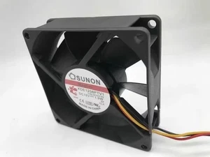 SUNON 8025 KDE1208PTV1 DC12V 1.9W 8cm Fan NEW - Afbeelding 1 van 3
