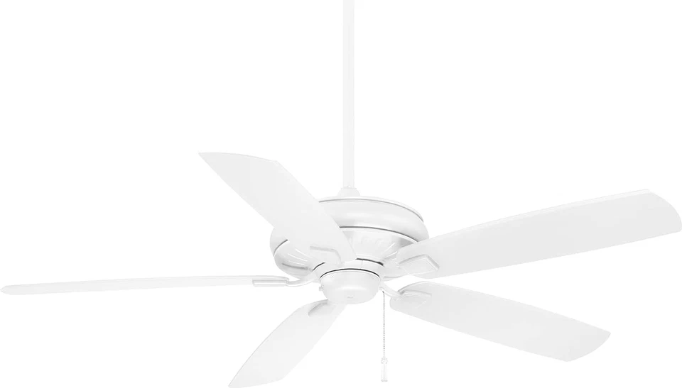 F532-WHF Sunseeker 60" Outdoor Ceiling Fan Pull Chain in Flat White Finish - Image 1 of 1