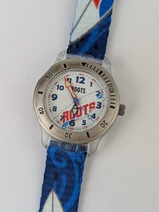 Vtg UNTESTED NOS Roots Canada Watch Woven Strap Band Ladies Kids Riptide - Picture 1 of 8