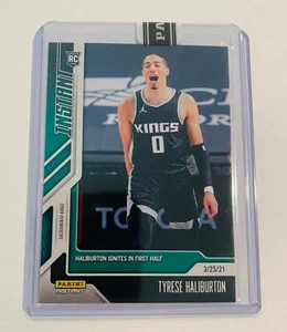 2020 Panini Instant Tyrese Halliburton Leads Kings Basketball 5/5 RC #120 - Picture 1 of 2
