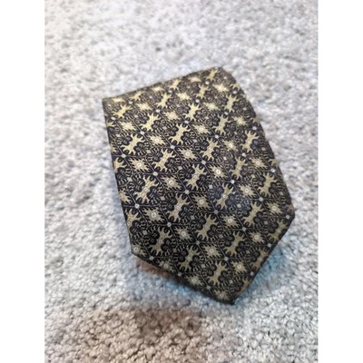 Corbata Brioni Roma Para Hombres Mezcla Seda Jacquard Paisley Patrón Hecha en Italia Foto 1 de 4