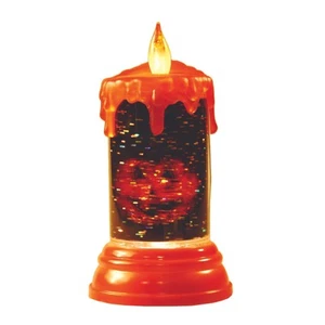 Pumpkin Light-Up LED Halloween Candle - Bild 1 von 1