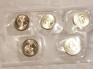 2005p Five State Quarters Dollar Uncirculated - Picture 1 of 6