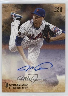 2018 Topps X Bryce Harper 220 Second to None Auto Jacob deGrom #11-A Auto - Image 1 of 2